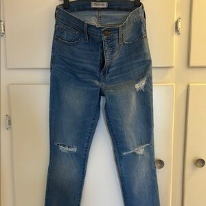 Madewell Jeans with Distressed Details